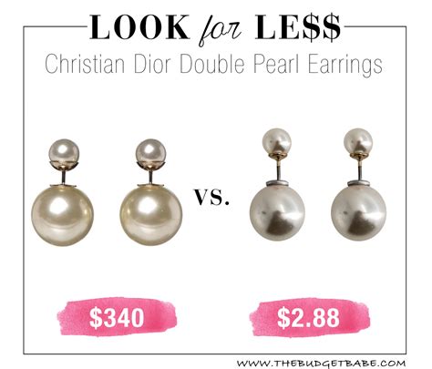 dior earrings dupe|dior earrings double pearl.